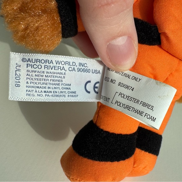 NASA Astronaut Spaceman Bear Plush Ornament - Picture 9 of 9